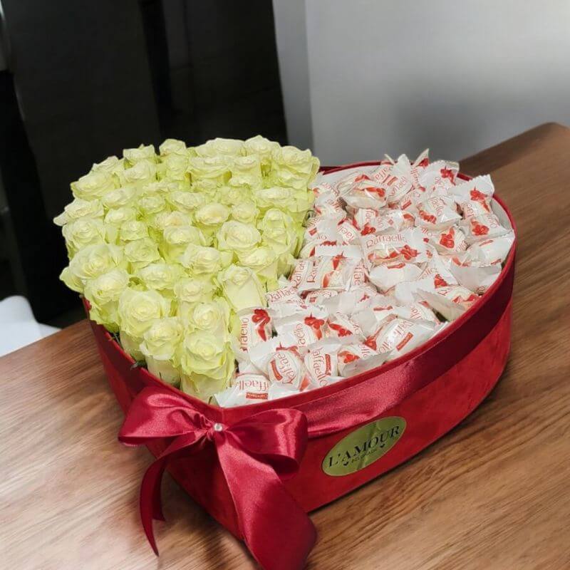 Srce XL sa Ferrero kuglicama